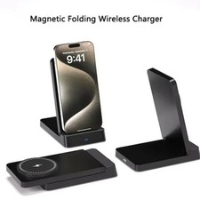 MagSafe Charger Stand Dock Fast Wireless Charging Holder for iPhone 16 17 Pro