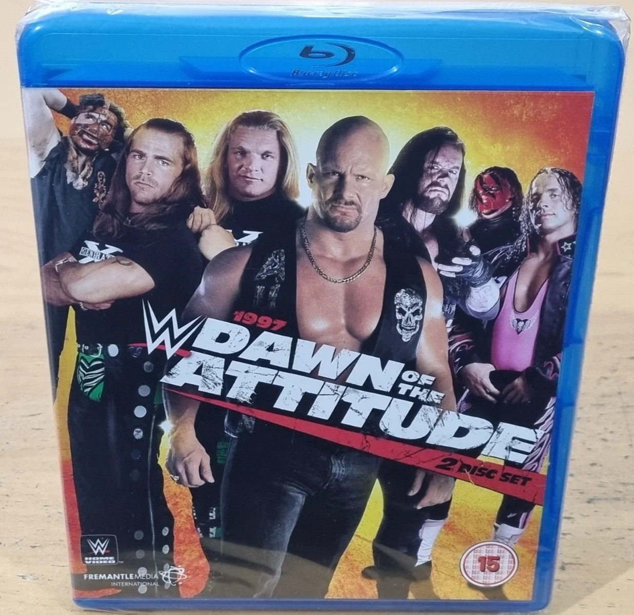 WWE Dawn Of The Attitude 1997 Blu-Ray PAL 2 Disc Set New & Sealed Wrestling