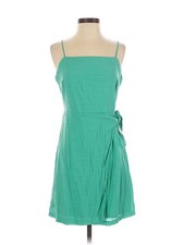 Nine West Women Green Casual Dress M