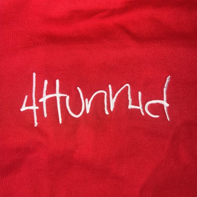 4 Hunnid Sweatshirt Mens Medium Gray Crew Neck YG Rapper Oversized Jumper
