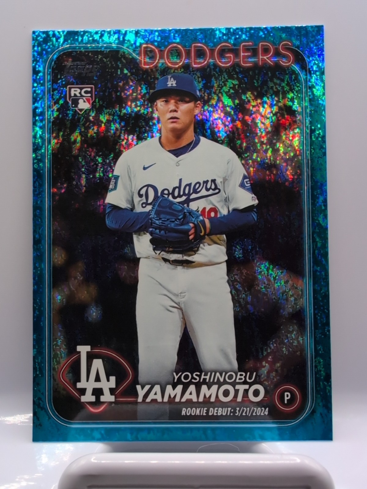2024 Topps Update Yoshinobu Yamamoto Blue Foil /999 US149 RC Debut LA DODGERS