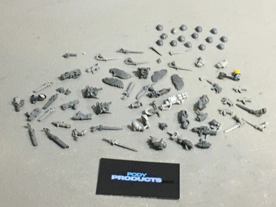 A35257 WARHAMMER 40K MIXED BITS LOT SPACE MARINES CHAOS ANGELS WOLVES CLIPPED GW