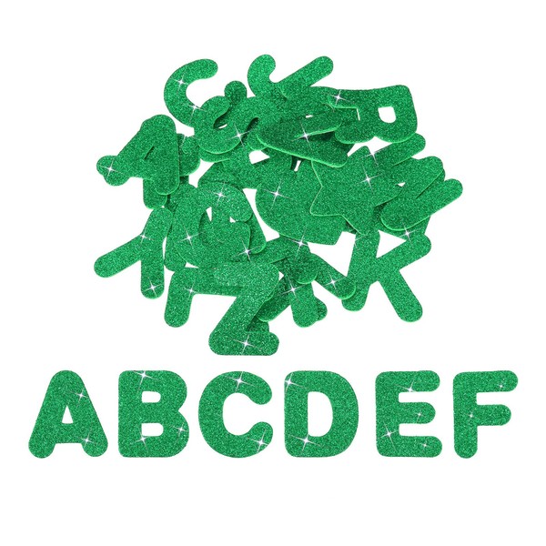 "\"Alphabet Schaumaufkleber, 104 StüCk A-Z, Eva Selbstklebend, GrüN\""-image