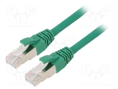 RJ45-Stecker,beiderseitig ETHERLINE Cat.6a,S/FTP Patch cord