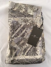 New 7 For All Mankind SZ 26 Midrise Skinny Jeans Women Color Grey Printed