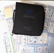 FULL Creative Memories Sticker Binder 18 page inserts of stickers Scrapbooking