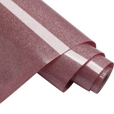 Glitter HTV 20FT Roll Pink 12"  20FT 20ft-Glitter Pink