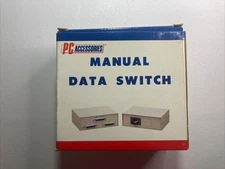 Manual 2 Way A b Data Transfer Switch Box For Lpt Parallel Db 25 Ports Or Serial