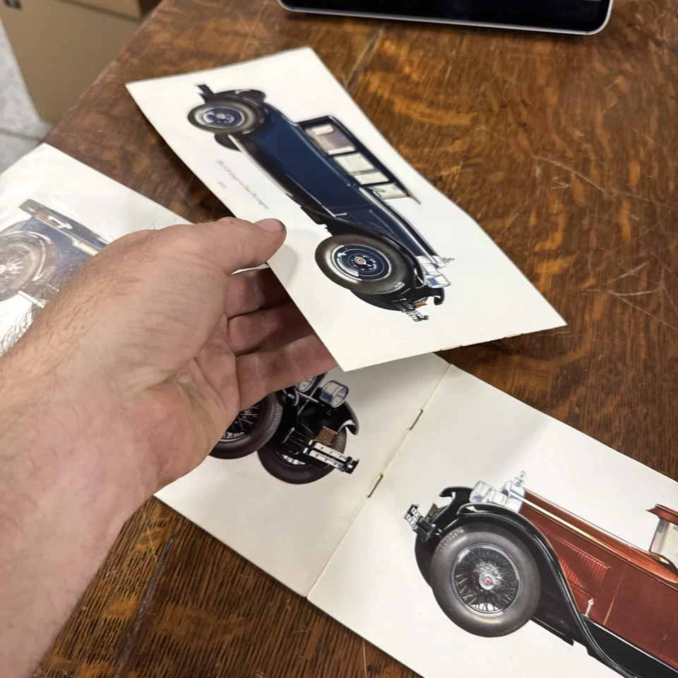 Folleto de coche The Packard Six 5-26 5-33 11x5,5 extremadamente raro Foto 4 de 4