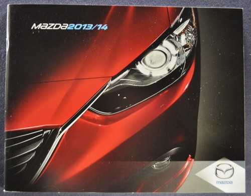 2013-2014 Mazda Brochure Miata MX-5 Mazda 2 3 5 6 CX-5 9 Excellent Original