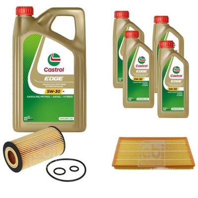 FEBI BILSTEIN Inspektionspaket 9L CASTROL EDGE 5W-30 M für Mercedes-Benz
