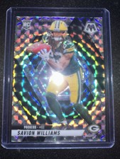 2025 Panini Mosaic - Rookies Savion Williams #303 Mosaic Prizm (RC)