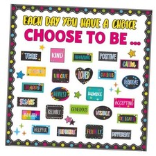 Motivational Bulletin Board Set Inspirational Decoration for Classroom Colorful