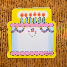 Vtg Carson Dellosa Smiling Birthday Cake Mini...