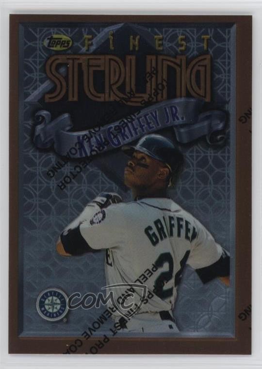 1996 Topps Finest Ken Griffey Jr #24 HOF 11bi