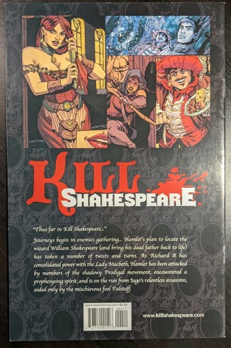 KILL SHAKESPEARE Issue (2010 Series) #4 Near Mint Comics Book IDW - Picture 2 of 2