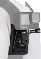 Backpack Strap Shoulder Chest Mount for GoPro AKASO Insta360 OSMO Action Camera 