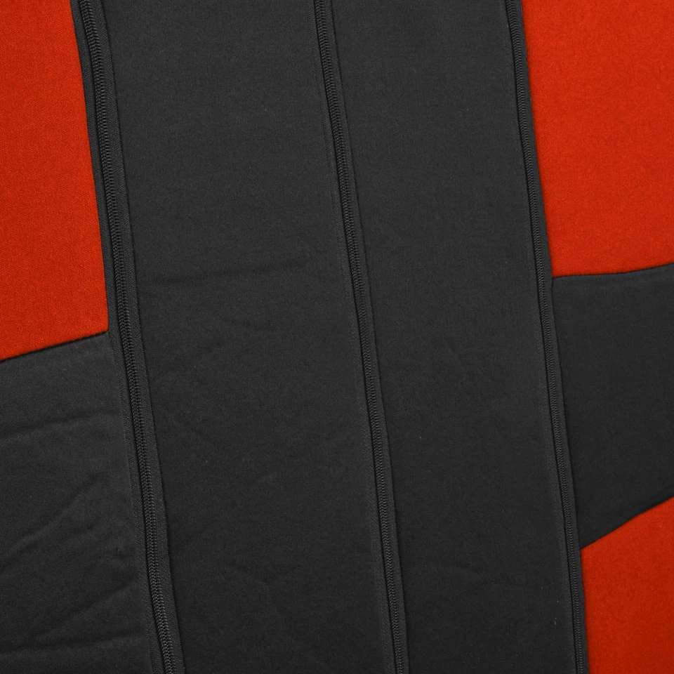 Fundas de asiento de coche para Honda Civic Sedán Cupé rojo y negro banco dividido Foto 4 de 4