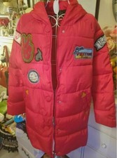 Beautiful Red Women Puffy Parka/ Jacket Size 12