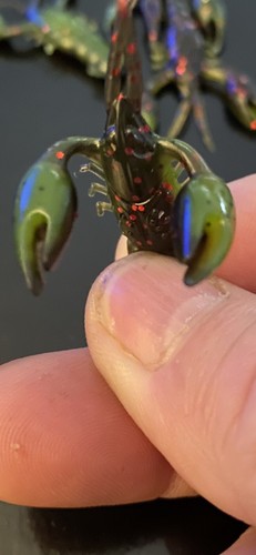 "PREMIUM" GROSSE Barschköder in einer kleinen Box mit hochwertigen Krabben, Würmern, Shads - Bild 6 von 8