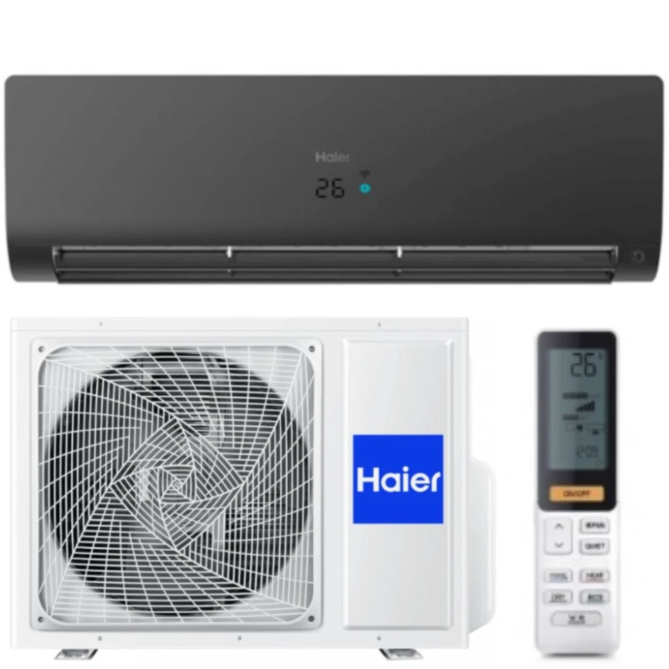 Haier Nordic Flexis Plus Klimaanlage 12000BTU Klimagerät Klima WLAN 3,5kW Black - Bild 2 von 4
