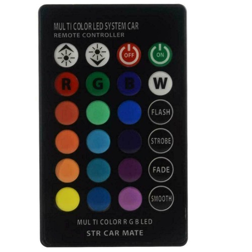 2 LAMPADE T10 LED RGB TELECOMANDO LUCE MULTICOLORE FARI POSIZIONI TUNING AUTO - Foto 2 di 8