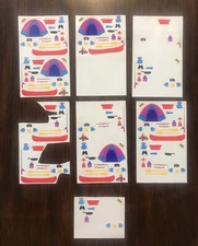 Vintage 1991 Mrs. Grossman’s Camping Stickers