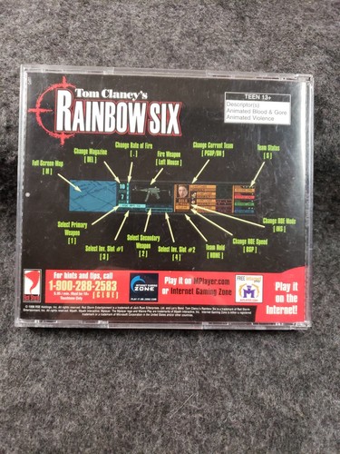 Tom Clancy's Rainbow Six: Macsoft Cd Rom 1998 Guter gebrauchter Zustand .........(SB4) - Bild 20 von 24
