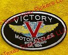 🔥Victory Motorcycles Embroidered Iron On Patch Indian Harley Polaris Mc Bike