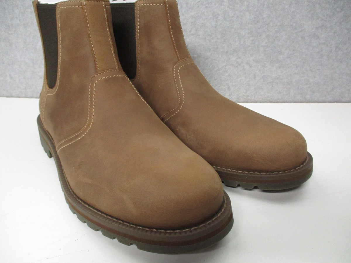 Timberland Larchmont Mid Chelsea Boots Leather Brown Brownie 