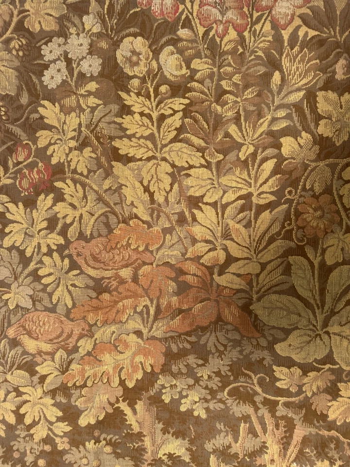 Vintage French Verdure Scene Wall Hanging Tapestry 154x129cm - Image 4 of 4