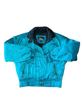 Cornice Retro Snow Ski Jacket Teal Size Small