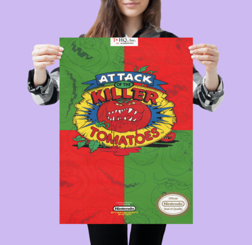 Retro NES Poster Vintage Super Nintendo Poster 80er 90er Jahre Wandkunst A5 A4 A3 A2 - Bild 7 von 52