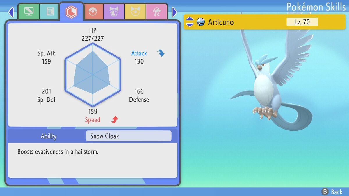 Shiny/non-shiny Articuno 6IV Brilliant Diamond/shining Pearl 