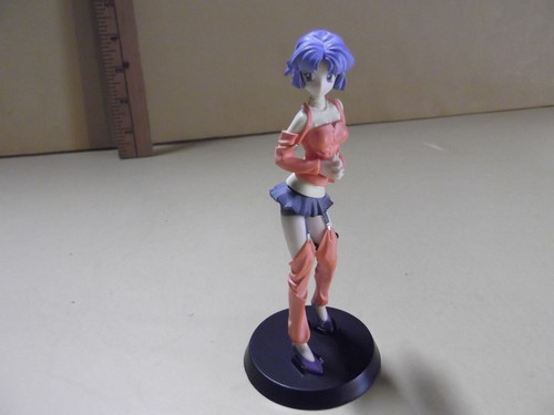 Super Robot Taisen Wars Blue Hair w/Skimpy Orange & Yellow Outfit 4.5"in Figure - 第 2/7 張圖片