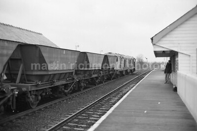 Cosford Station Class 20's 20016 & 20194 MGR 29.1.90 John Vaughan Negativ RN222