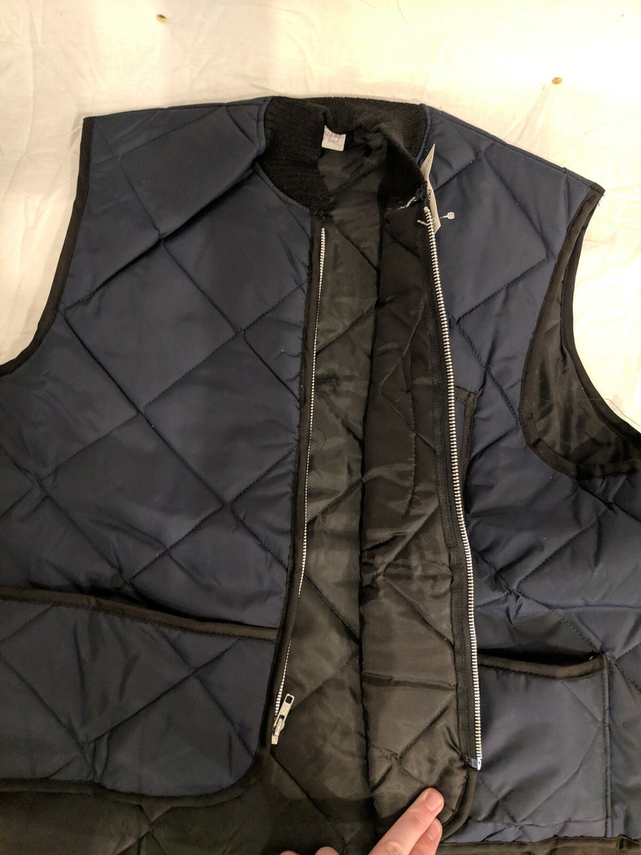 NWTs Du Pont Hollofil 808 Dacron Poly Hunting Insulated Blue Vest