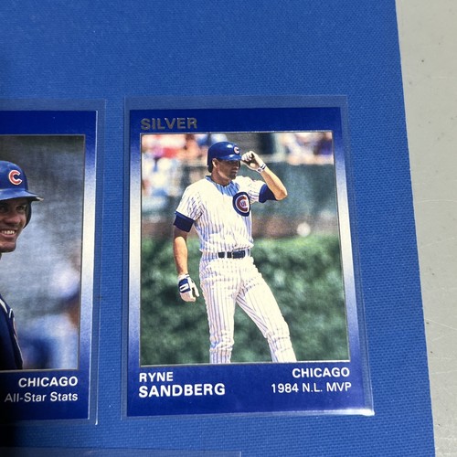 🔥1991 STAR CO. RARE SILVER RYNE SANDBERG SET ONLY 400 SETS W/Promo💥Ebay POP 1 - Picture 8 of 23