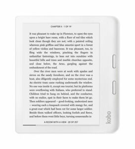 Kobo Libra 2 32 GB WiFi 7 inch eBook Reader - White for sale 