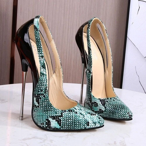 Snake pattern shoes clearance