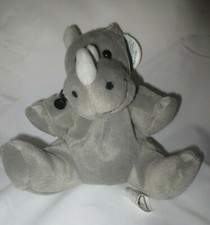 Coca-Cola Bean Bag International Collection Rhiny Rhinoceros Tanzania  Set 3