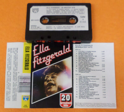 MC ELLA FITZGERALD 20 Greatest hits 1986 italy LOTUS LCS 14.015 no cd lp dvd vhs