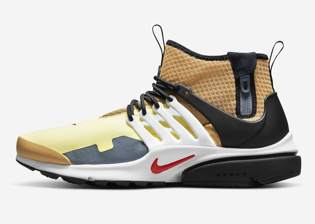 Nike Air Presto Mid Utility Star Wars Bossk Желтый Пшеничный Белый DC8751-700 размер 8
