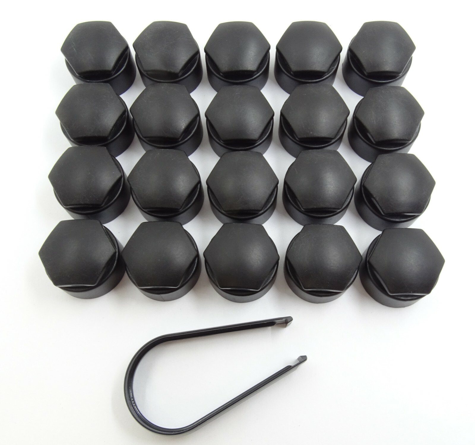 WHEEL NUT COVERS FOR CITROEN C1 C3 C4 PICASSO 17mm LOCKING CAPS MAT