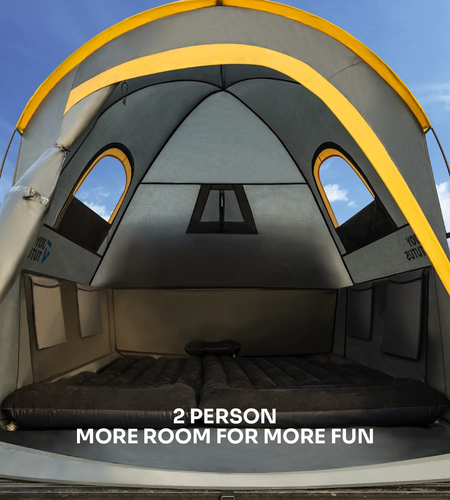 Tienda Campana Para 2 Personas Impermeable Refugio Portatil Cama Camion 5.5'-6' - 第 9/9 張圖片