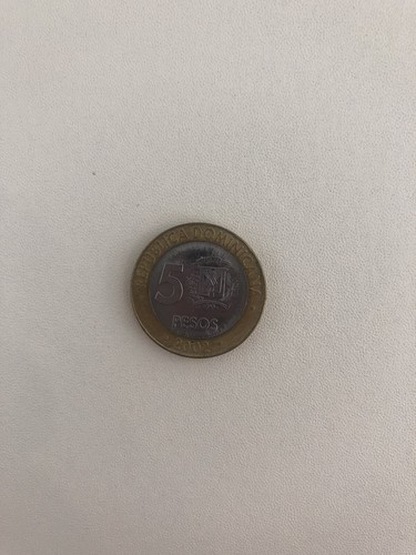 1 Dominican Republic 2002 5 Pesos coin - Picture 8 of 8