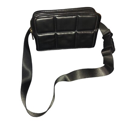 Amanda Uprichard NY Belt Bag Black Vegan‎ Leather Quilted Fanny Pack $_57.JPG?set_id=880000500F main image 4