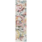 Pastel Pink Hall Runner Rug Non Slip Floor Rug Plush Modern Carpet 80x300cm