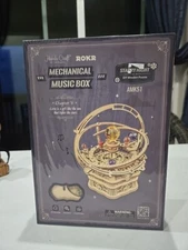 Hands Craft - Starry Night | 3D Wooden Puzzle Music Box AMK51 - New Sealed