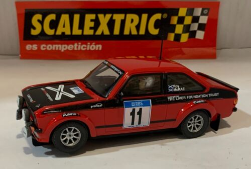 SLOT CAR SCX SCALEXTRIC 64560 FORD ESCORT MKII #11 McRAE -ROY - Imagen 2 de 8